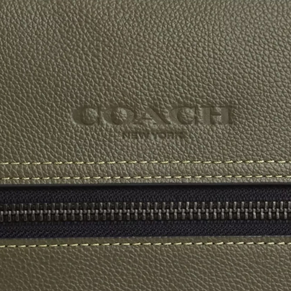 Coach...Houston Flight Bag In Signature Canvasx - Picture 10 of 13